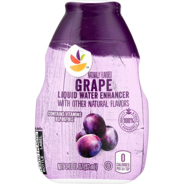 Juice & Nectars Store Brand Liquid Water Enhancer, Grape hero