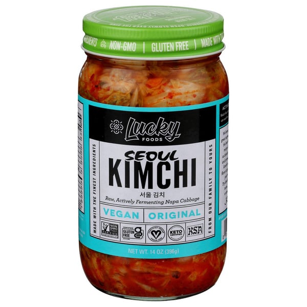 Pickled Goods & Olives Lucky Foods Vegan Original Kimchi hero