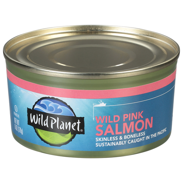 Canned Meat & Seafood Wild Planet Salmon, Wild Pink hero