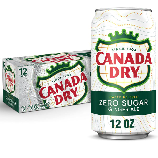 Beers & Coolers Canada Dry Zero Sugar Ginger Ale hero