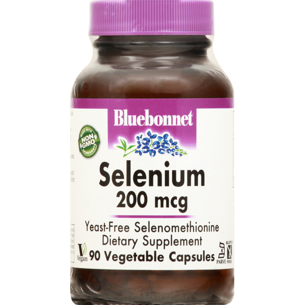 Vitamins & Supplements Bluebonnet Selenium, 200 mcg hero