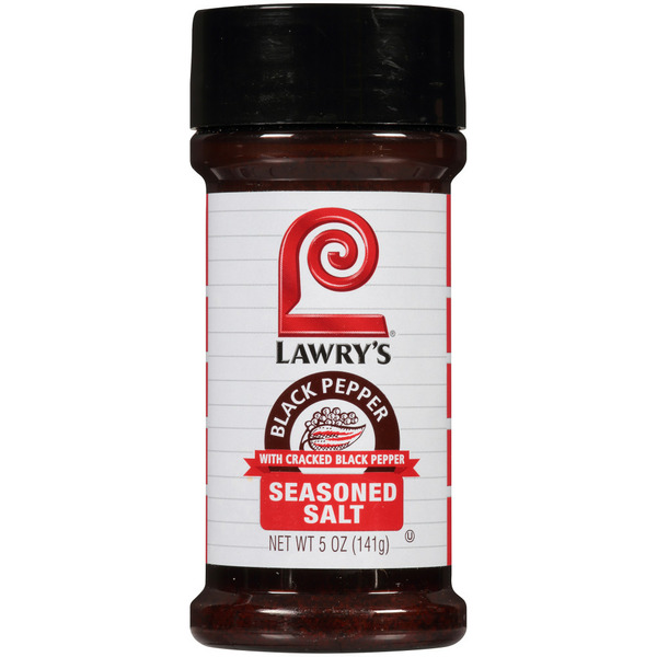 Spices & Seasonings Lawry's® Black Pepper Seasoned Salt hero