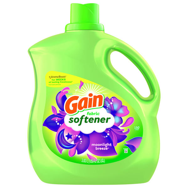 Laundry Gain Fabric Softener, Moonlight Breeze, Ultra hero