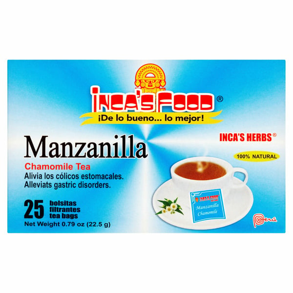 Latino Foods Inca's Food Inca's Herbs Manzanilla Chamomile Tea Bags hero