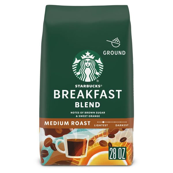 Coffee Starbucks Breakfast Blend Medium Roast Ground Coffee hero