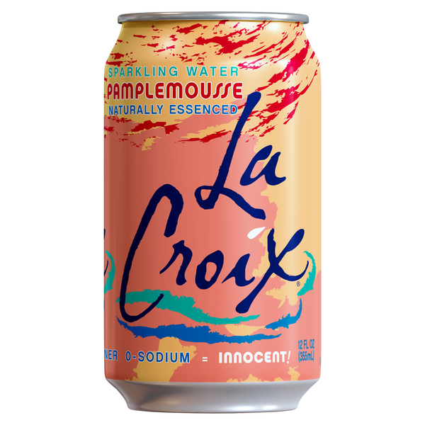 Water, Seltzer & Sparkling Water LaCroix Sparkling Water, Pamplemousse (Grapefruit) hero