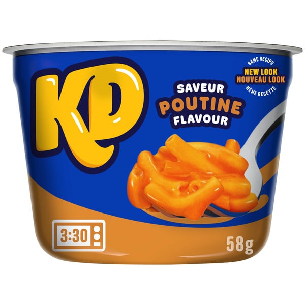 Instant Foods Kraft Poutine Macaroni & Cheese Snack Cup hero