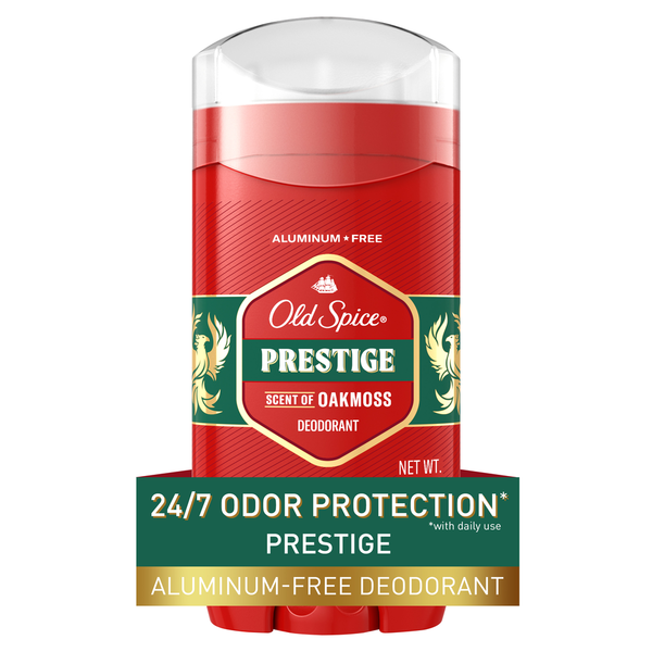 Deodorants Old Spice Aluminum Free Deodorant for men, Prestige hero