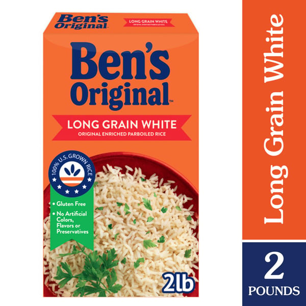 Instant Foods Ben's Original Converted Brand Enriched Long Grain White Rice Parboiled Rice hero