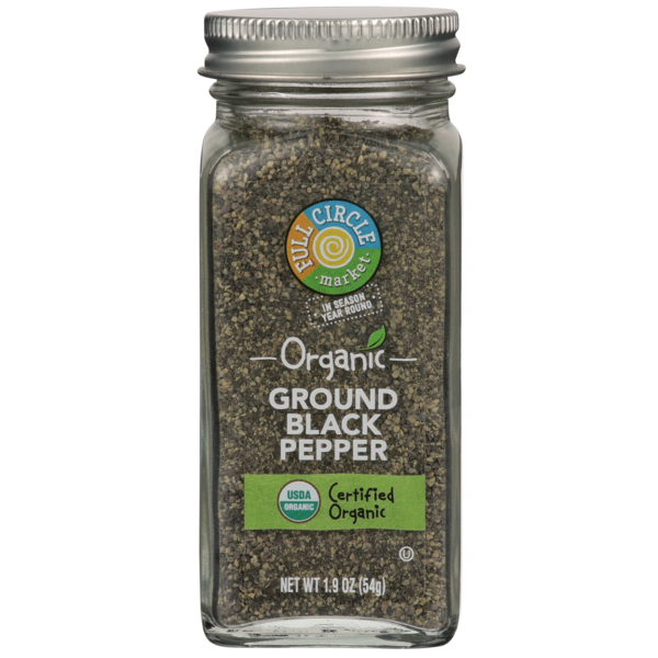 Spices & Seasonings Full Circle Ground Black Pepper hero