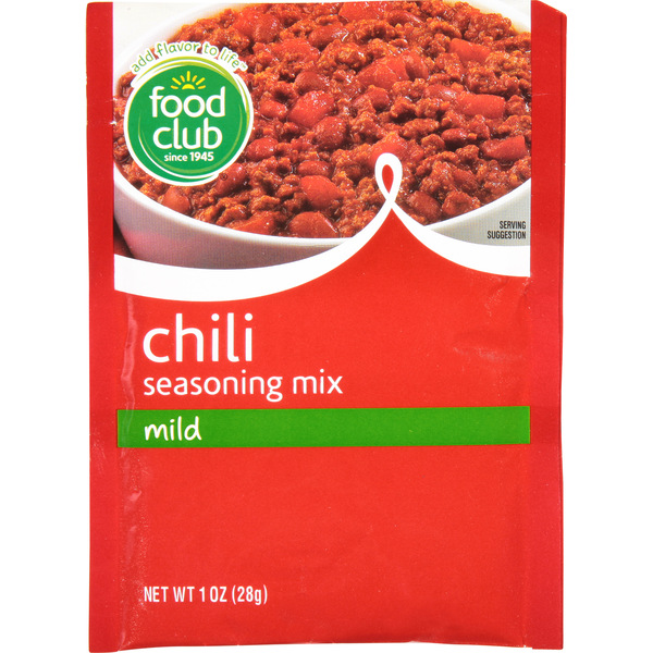 Spices & Seasonings Food Club Seasoning Mix, Chili, Mild hero