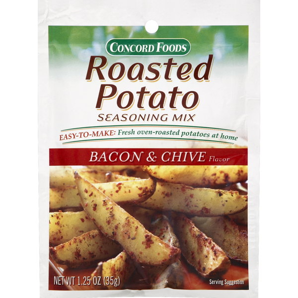 Spices & Seasonings Concord Foods Seasoning Mix, Roasted Potato, Bacon & Chive Flavor hero