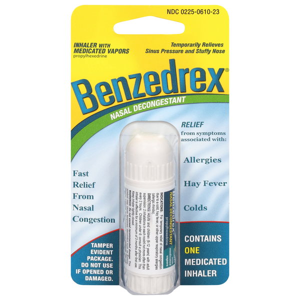 Cold, Flu & Allergy Benzedrex Nasal Decongestant hero