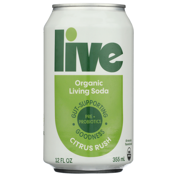 Live Beverages Sparkling Probiotic Kombucha hero