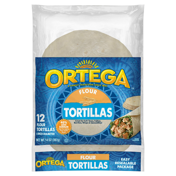 Tortillas & Flat Bread Ortega Tortillas, Flour hero