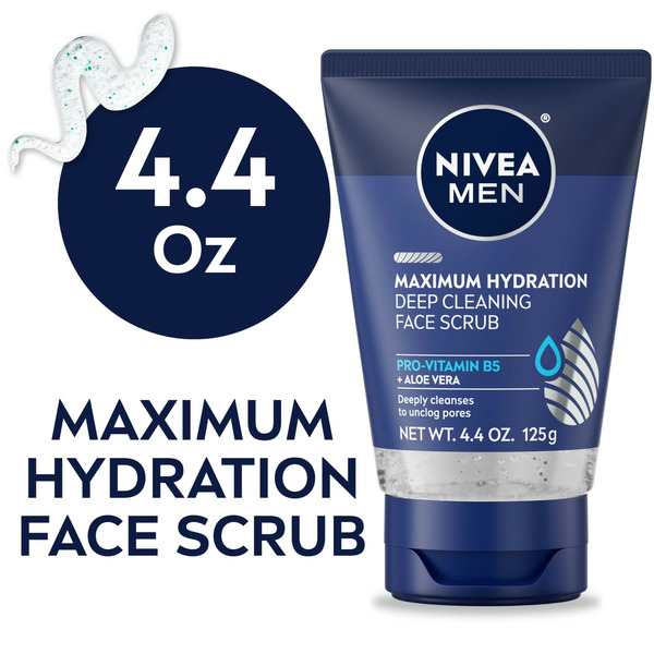 Facial Care NIVEA Men Maximum Hydration Deep Cleaning Face Scrub hero