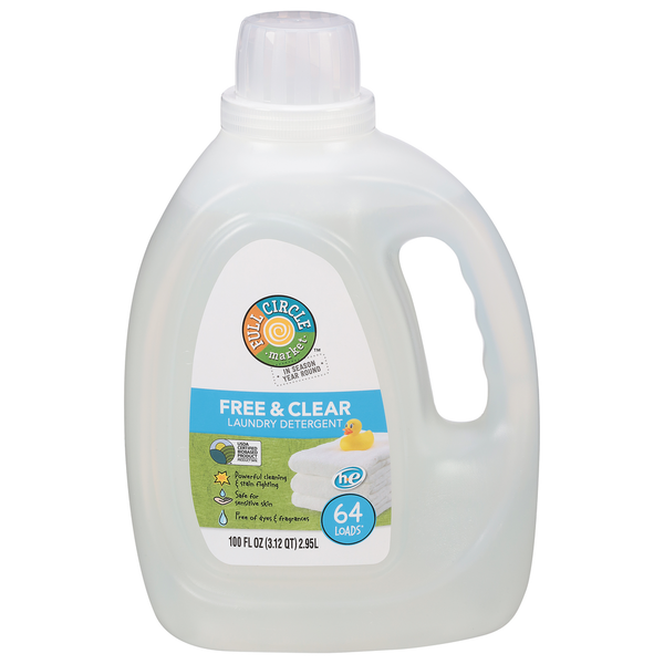 Laundry Full Circle Laundry Detergent, Free & Clear hero