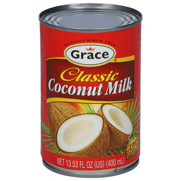 Dairy Free Beverages Grace Coconut Milk, Classic hero