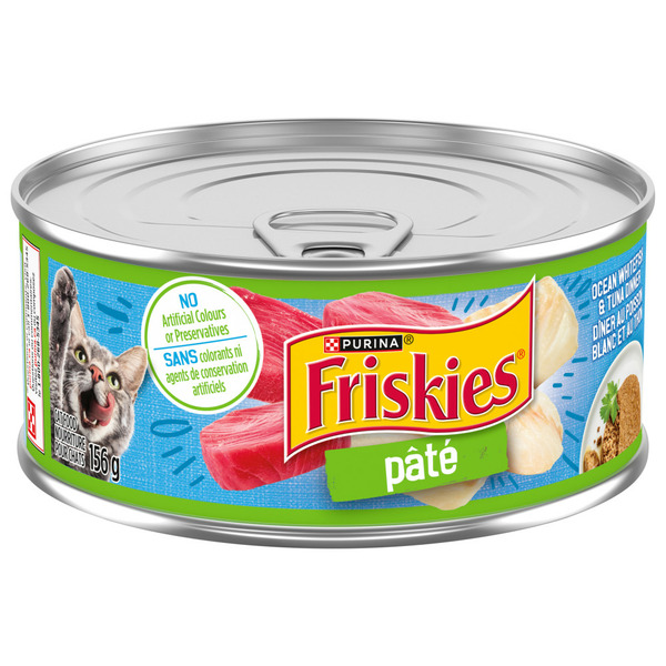 Cat Food & Care Purina Friskies Pâté Ocean Whitefish & Tuna Dinner hero