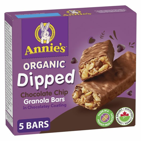 Energy & Granola Bars Annie's Organic Dipped Chocolate Chip Granola Bars hero