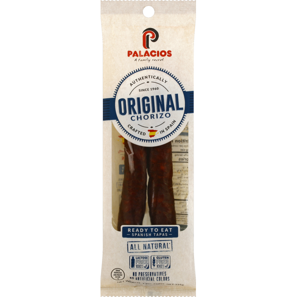 Jerky and Dried Meats Palacios Authentic Spanish Chorizo hero