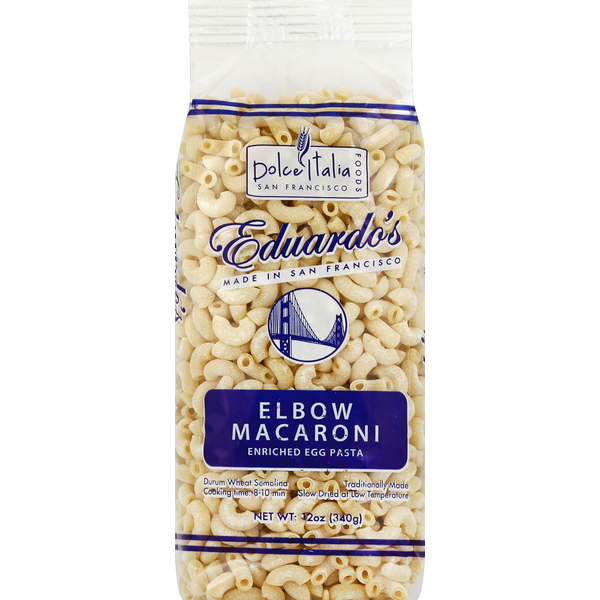 Dry Pasta Dolce Italia Foods Macaroni, Elbow hero