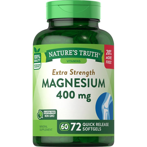 Vitamins & Supplements Nature's Truth Magnesium Extra Strength 400 mg Softgels hero