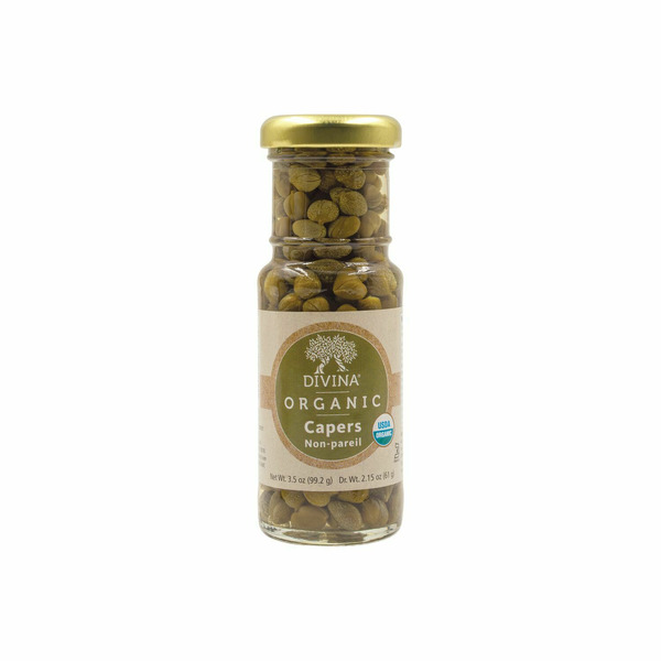 Canned & Jarred Vegetables Divina Organic Capers, Non-pareil hero