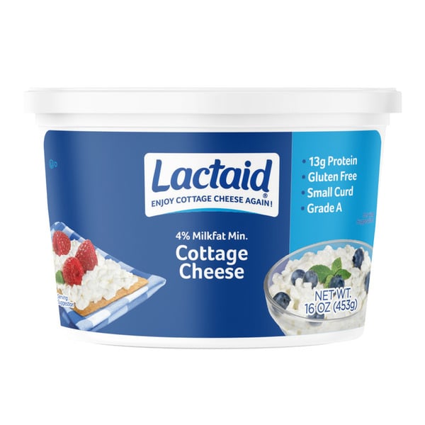 Packaged Cheese Lactaid Cottage Cheese hero