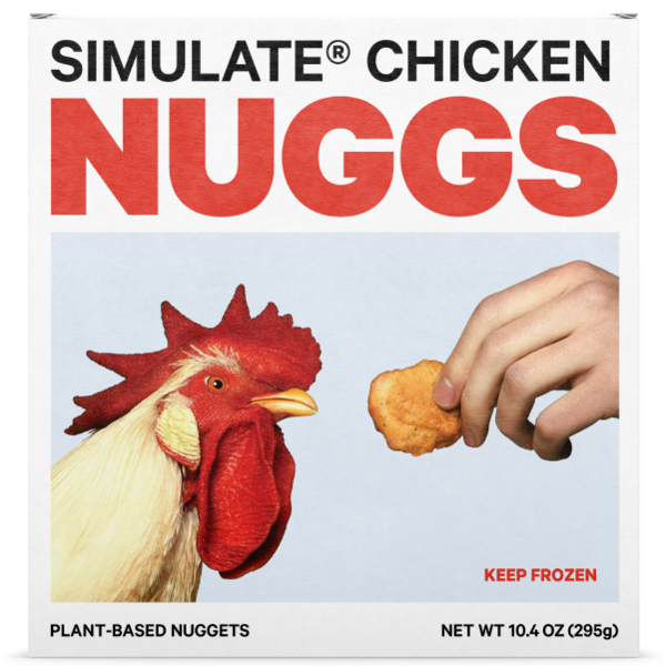 Frozen Appetizers & Sides SIMULATE NUGGS, Plant-Based Nuggets hero