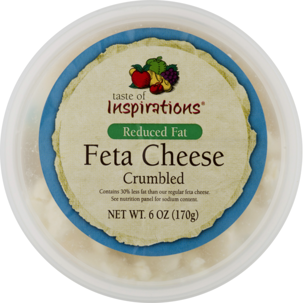 Specialty Cheeses Taste of Inspirations Reduced Fat Crumbled Feta Cheese hero