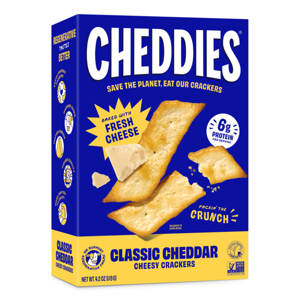 Crackers Cheddies Cheesy Crackers: Classic Cheddar hero