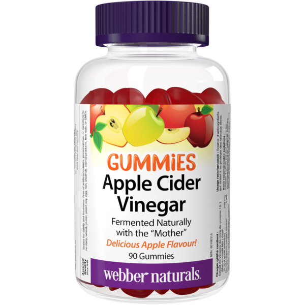 Vitamins & Supplements Webber Naturals Apple Cider Vinegar Apple Flavour hero