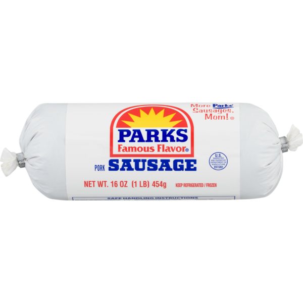 Hot Dogs, Bacon & Sausage Parks Famous Flavor Pork Sausage hero