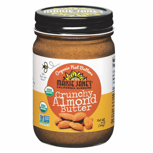 Maisie Jane's Organic Almond Butter, Crunchy hero