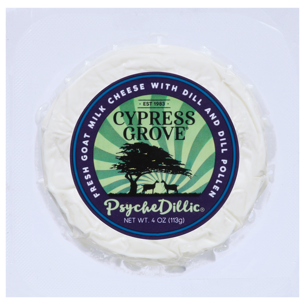 Specialty Cheeses Cypress Grove Cheese, Goat Milk, PsycheDillic hero