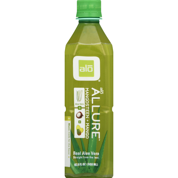 Juice & Nectars ALO Drink, Aloe Vera + Mangosteen + Mango hero