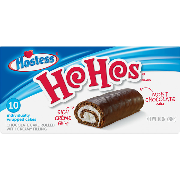 Cookies & Cakes Hostess Rolled Chocolate Cake With Creamy Filling Individually Wrapped hero