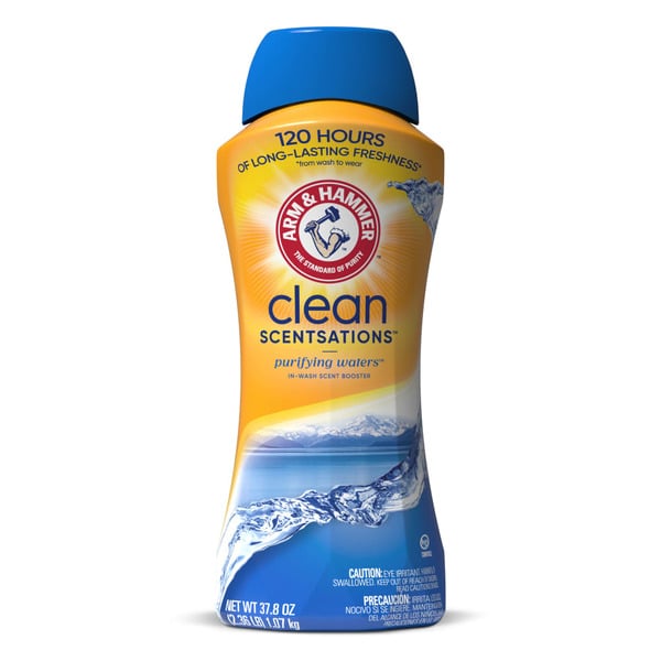 Laundry Arm & Hammer Clean Scentsations Purifying Waters In-Wash Scent Booster hero