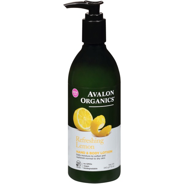 Body Lotion, Soap & Oils Avalon Organics Refreshing Lemon Hand & Body Lotion hero