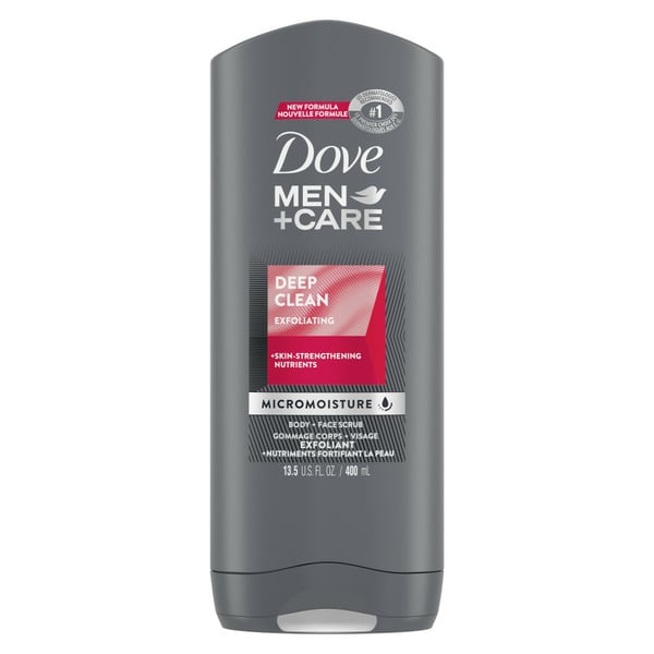 Body Lotions & Soap Dove Men+Care Body Wash And Face Wash Deep Clean hero