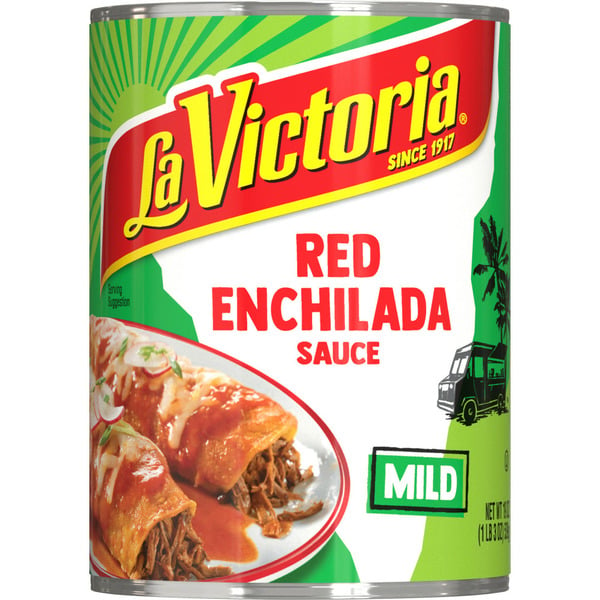 Latino Foods La Victoria Mild Red Enchilada Sauce hero