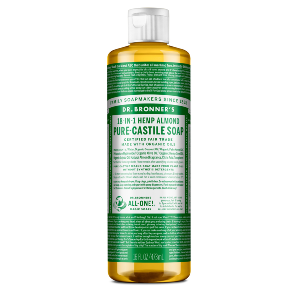 Mushrooms, Herbs & Tinctures Dr. Bronner's Almond Pure-Castile Liquid Soap hero