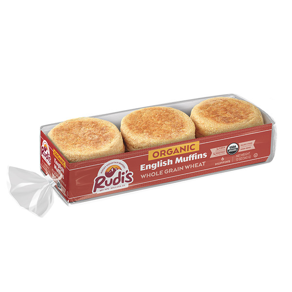 Bread Rudi's Whole Grain Wheat English Muffins hero