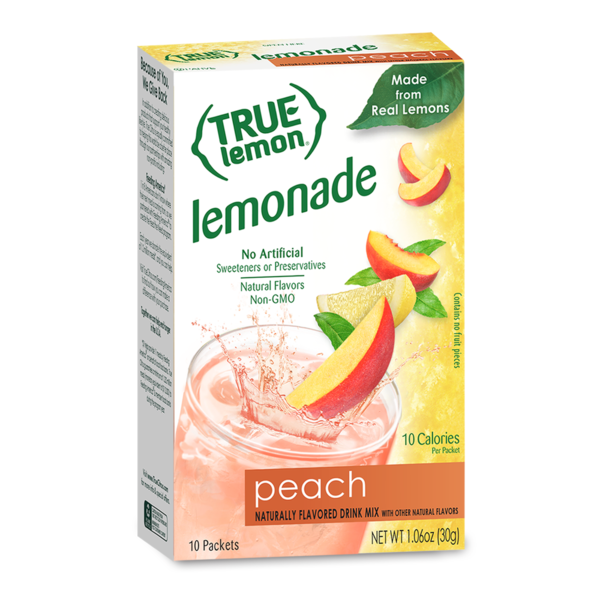 Cocoa & Drink Mixes True Lemon Peach Lemonade Drink Mix hero