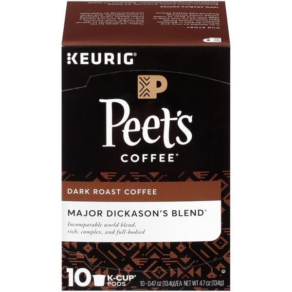 Coffee Peet's Coffee Major Dickason's Blend, K-Cup Pods hero