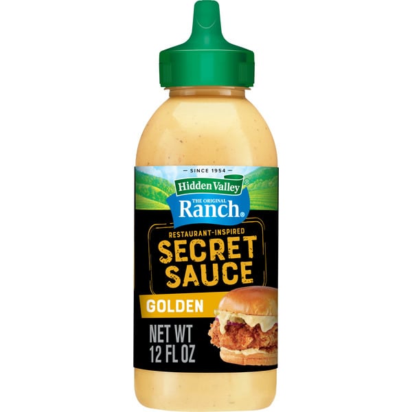 Salad Dressing & Toppings Hidden Valley The Original Ranch Secret Sauce, Golden, Sweet And Tangy hero