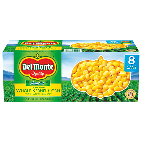 Canned & Jarred Vegetables Del Monte Golden Sweet Whole Kernel Corn hero