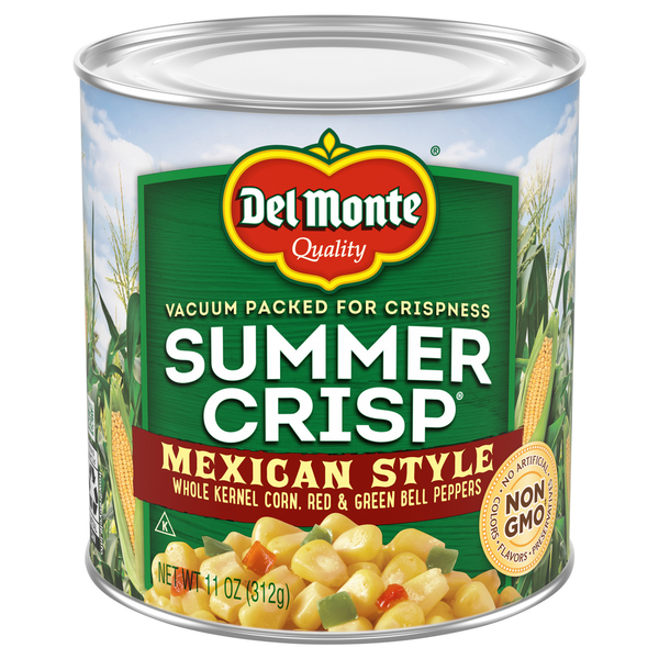 Canned & Jarred Vegetables Del Monte Summer Crisp, Mexican Style hero