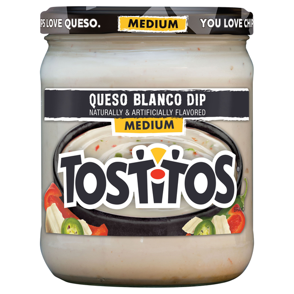 Chips & Pretzels Tostitos Queso Blanco Dip, Medium hero